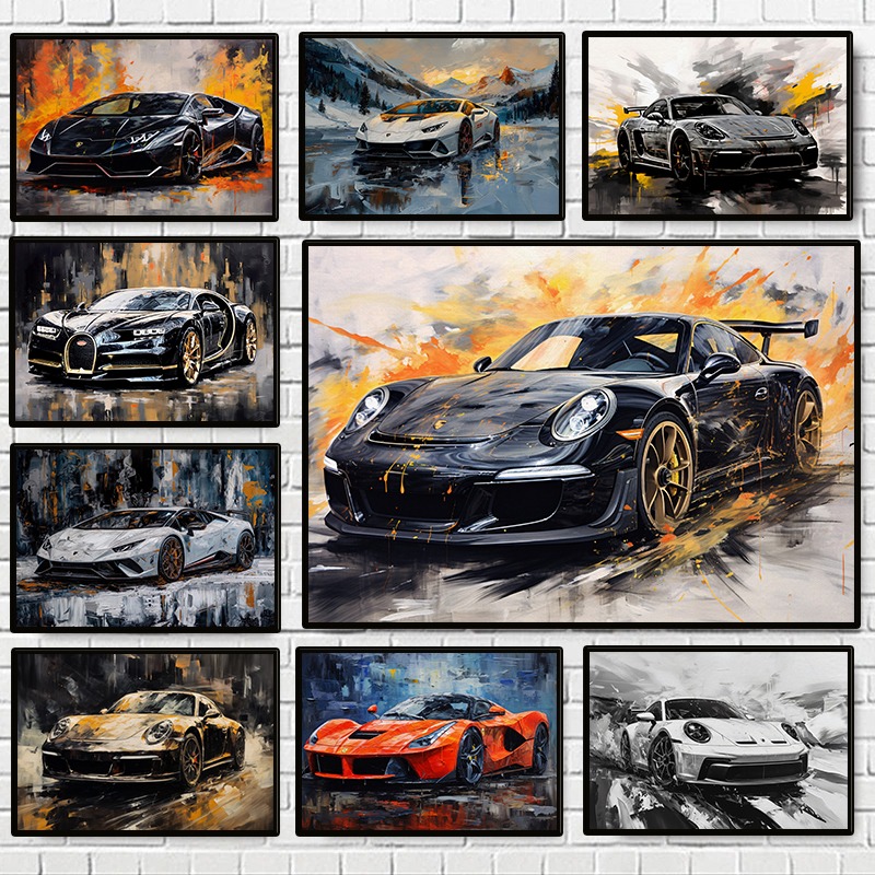 Luxury Lifestyle - Póster Moderno de Autos de Lujo