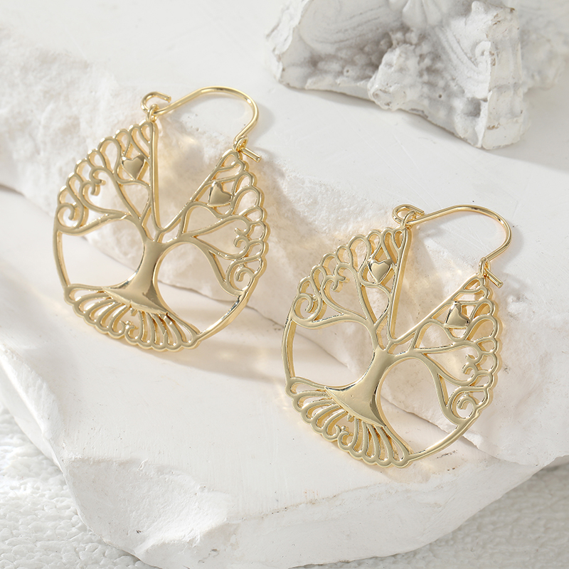 Pendientes Colgantes Dorados E - Luxury Lifestyle Jewelry reseña y precio
