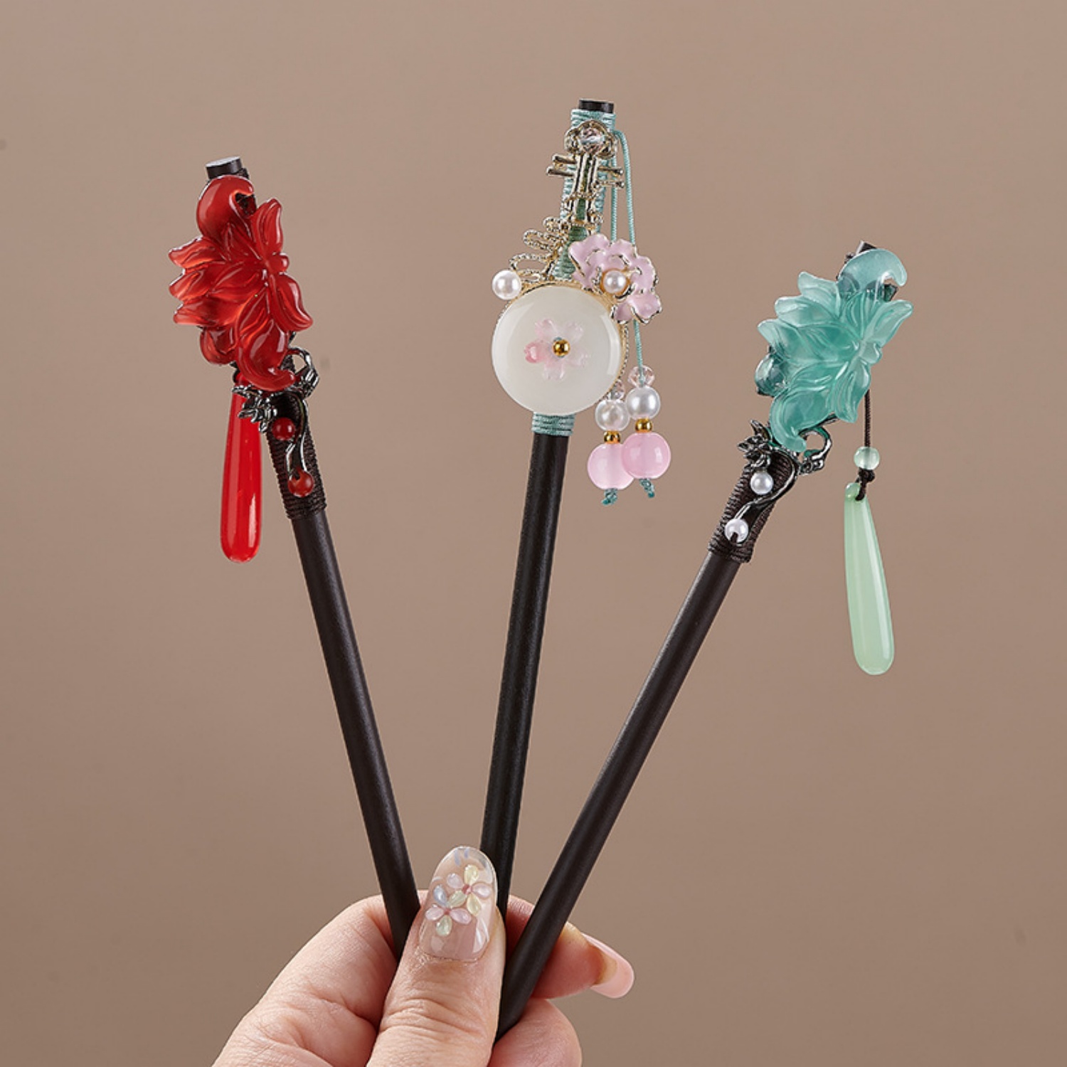 Pasador de pelo vintage con fl - Luxury Lifestyle reseña y precio