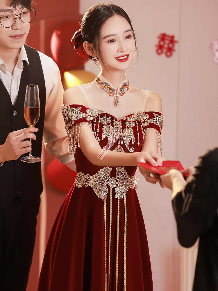 Vestido Cheongsam de Novia Est - Luxury Lifestyle Dress reseña y precio