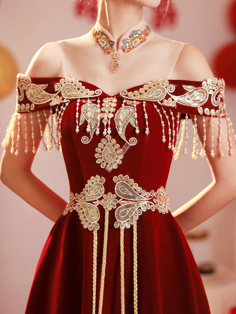 Vestido Cheongsam de Novia Est - Luxury Lifestyle Dress reseña y precio