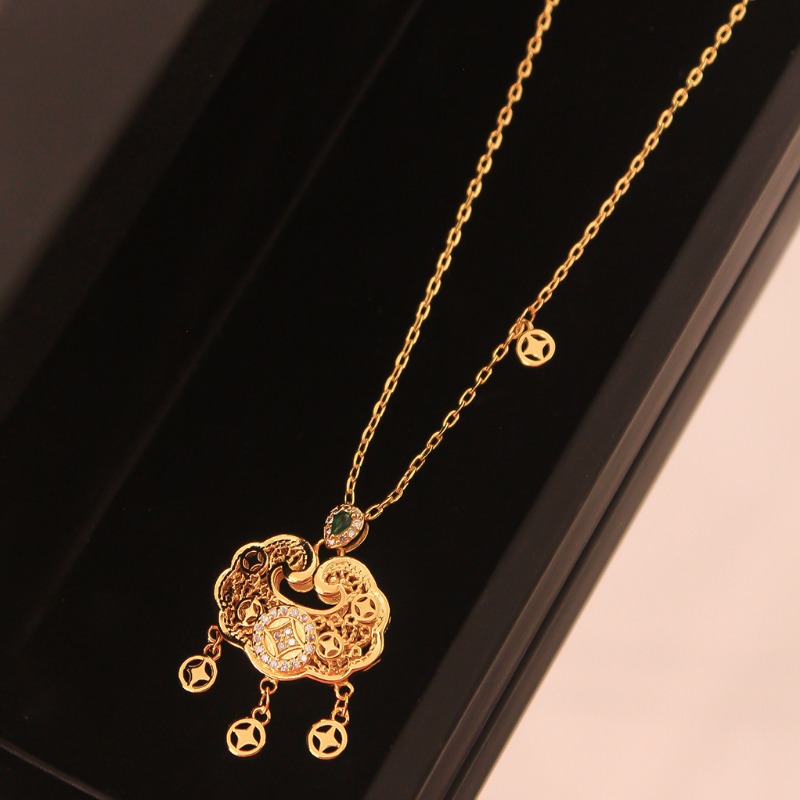 Collar con cerradura de larga  - Luxury Lifestyle Jewelry reseña y precio
