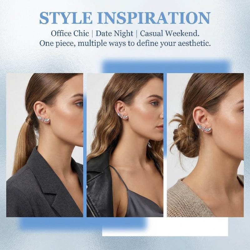 Pendientes de Cruz con Alas de - Luxury Lifestyle Jewelry reseña y precio